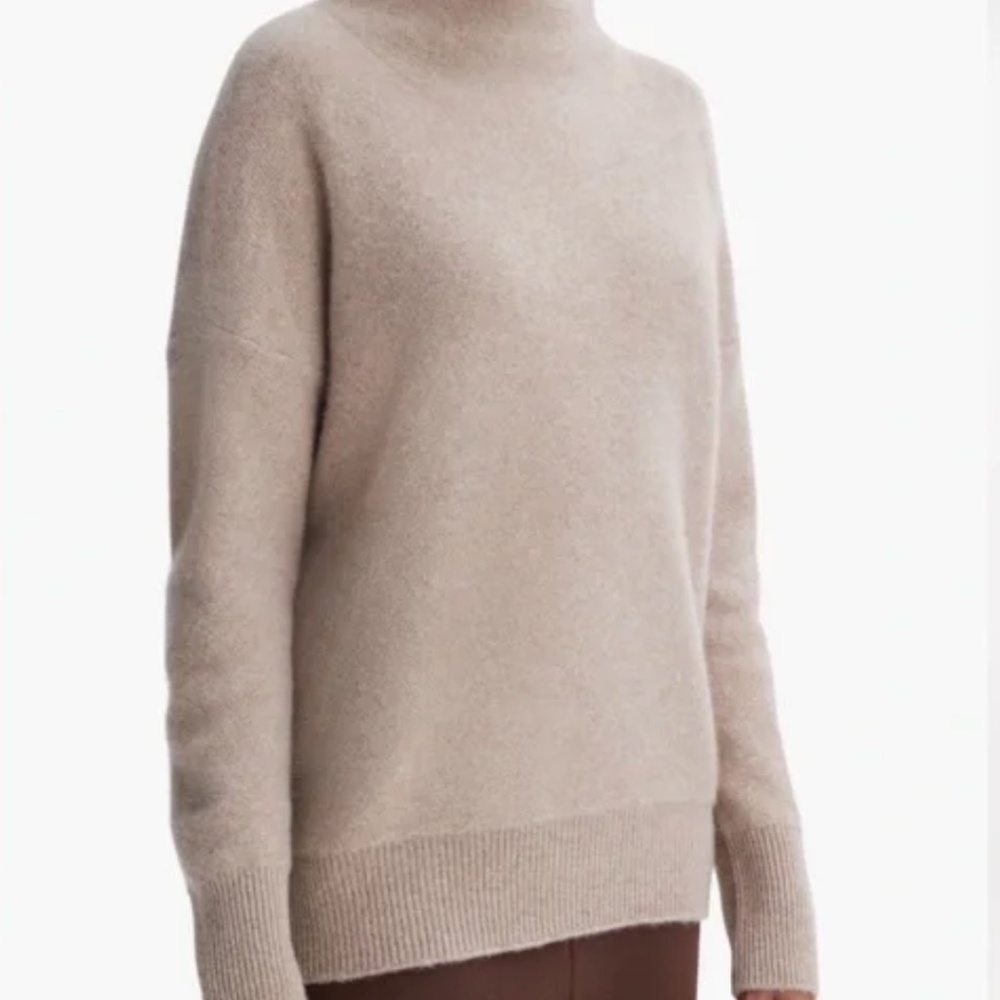 Vince Plush Cashmere Funnel Neck Sweater